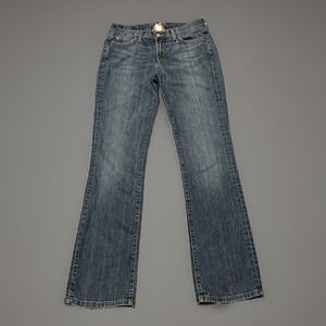 Lucky Brand Womens Blue Jeans by Gene Montesano Classic Rider Boot 8 / 29